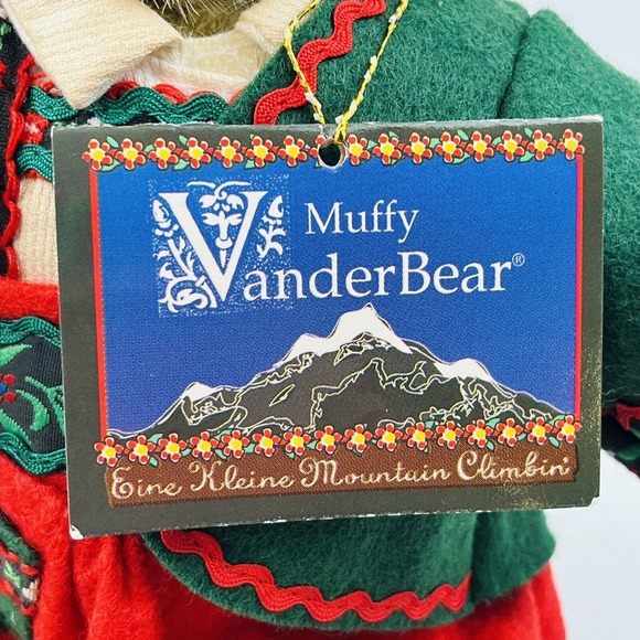 Eine Kleine Mountain Climbin' Muffy‎ Vanderbear 7" Plush Bear NABCO 1992 Flawed - Picture 4 of 4